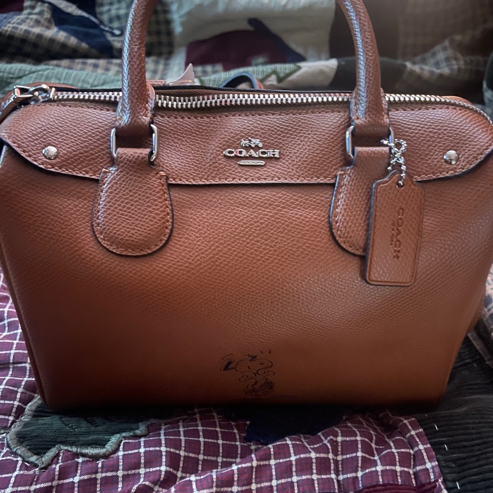 Coach X Snoopy Peanuts crossbody purse nwt